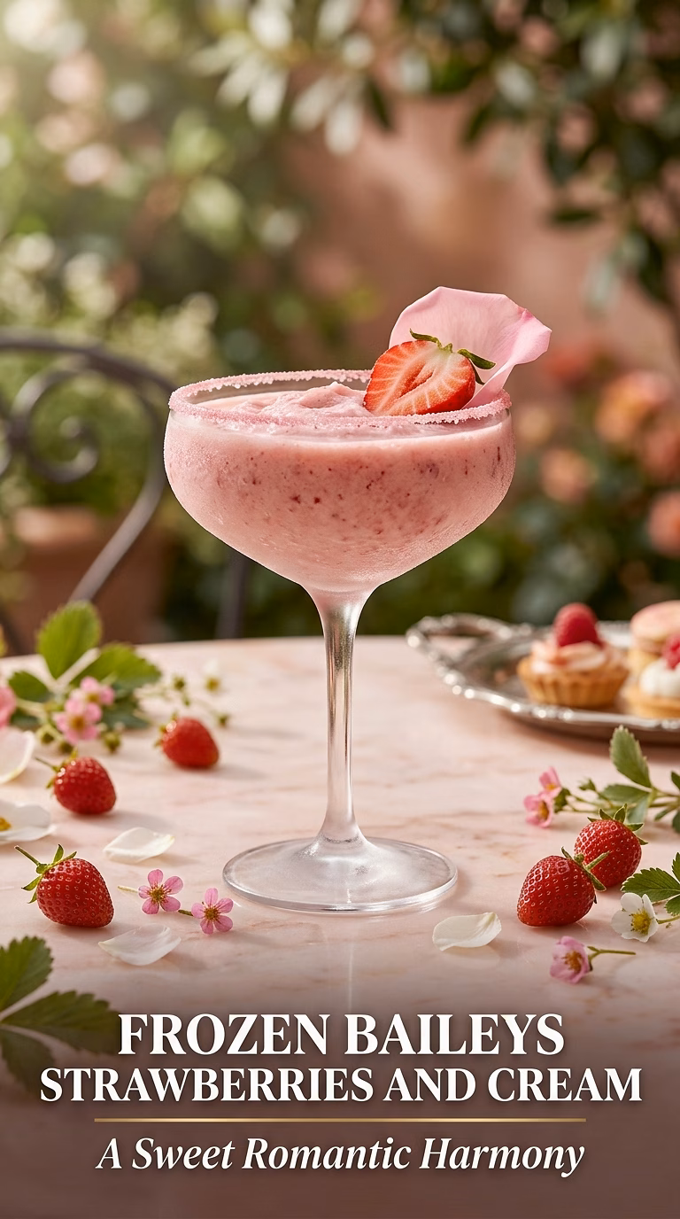 Frozen Baileys Strawberries And Cream