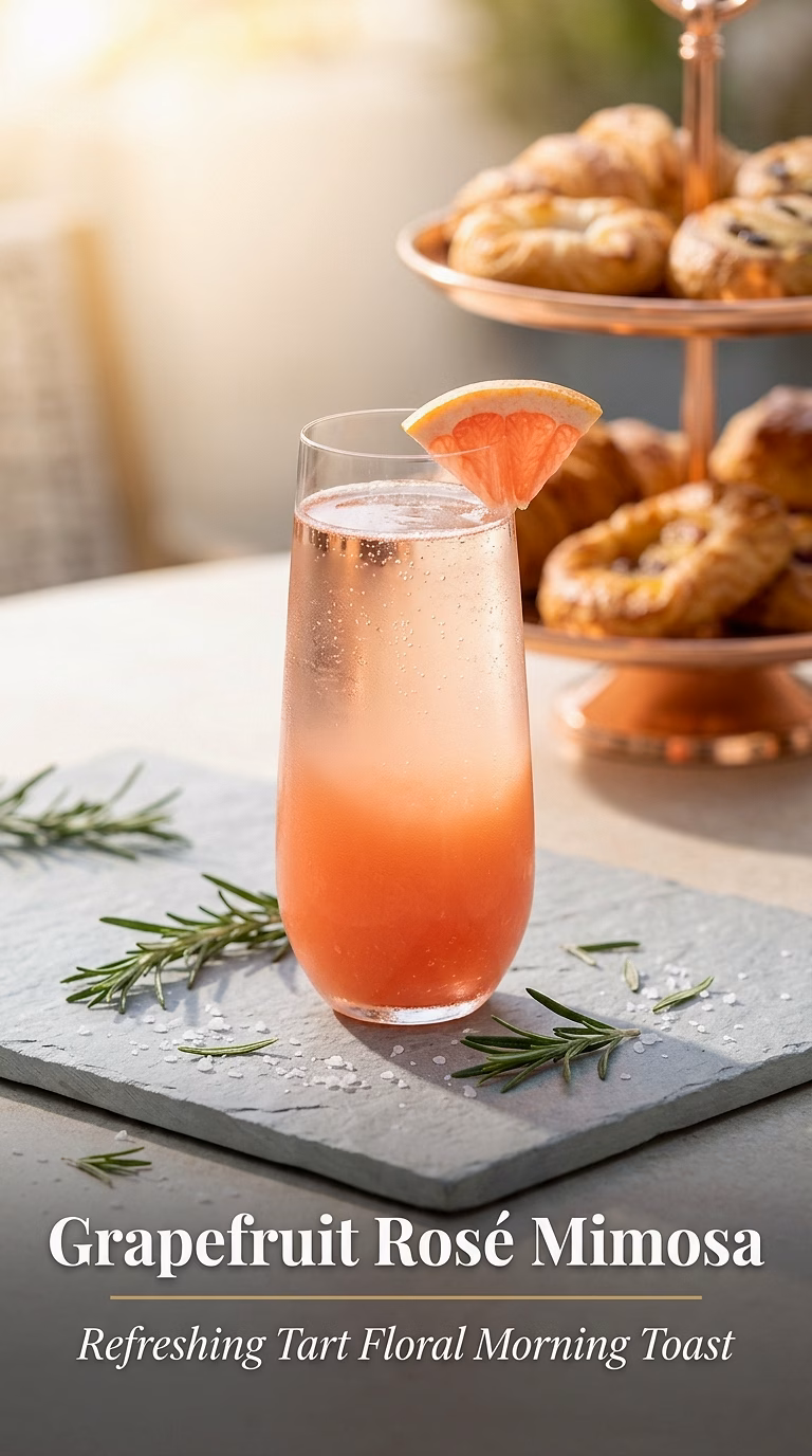 Grapefruit Rosé Mimosa