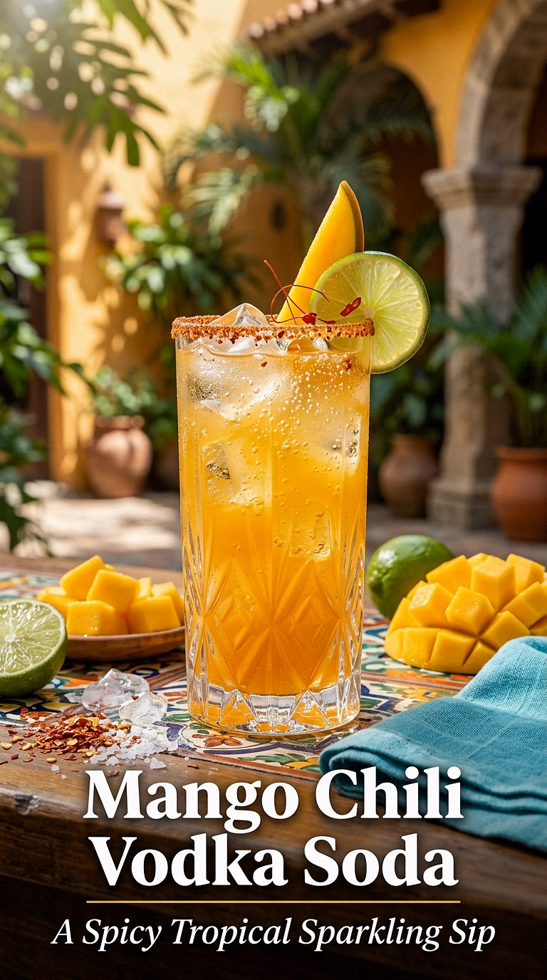 Mango Chili Vodka Soda