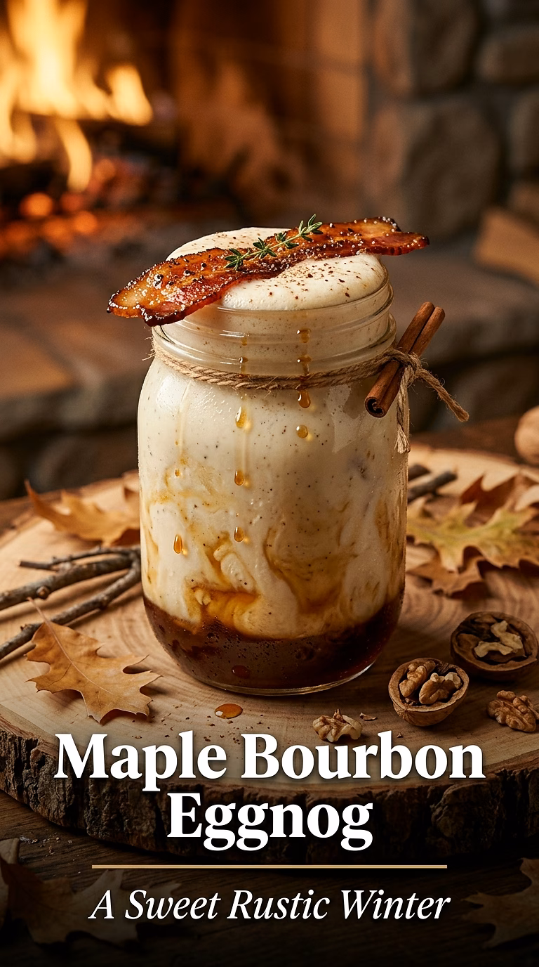 Maple Bourbon Eggnog