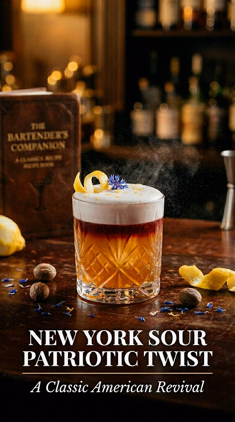 New York Sour Patriotic Twist