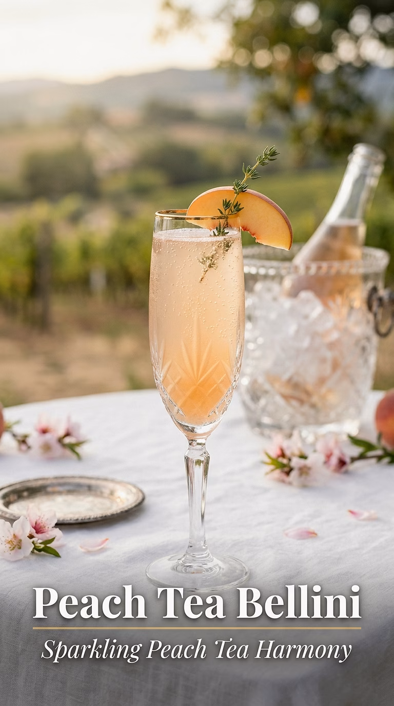 Peach Tea Bellini