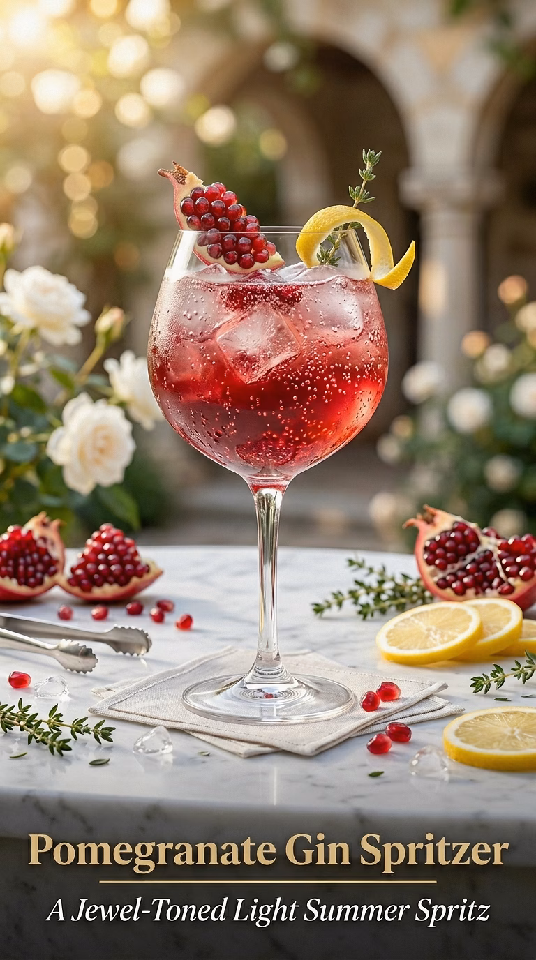 Pomegranate Gin Spritzer