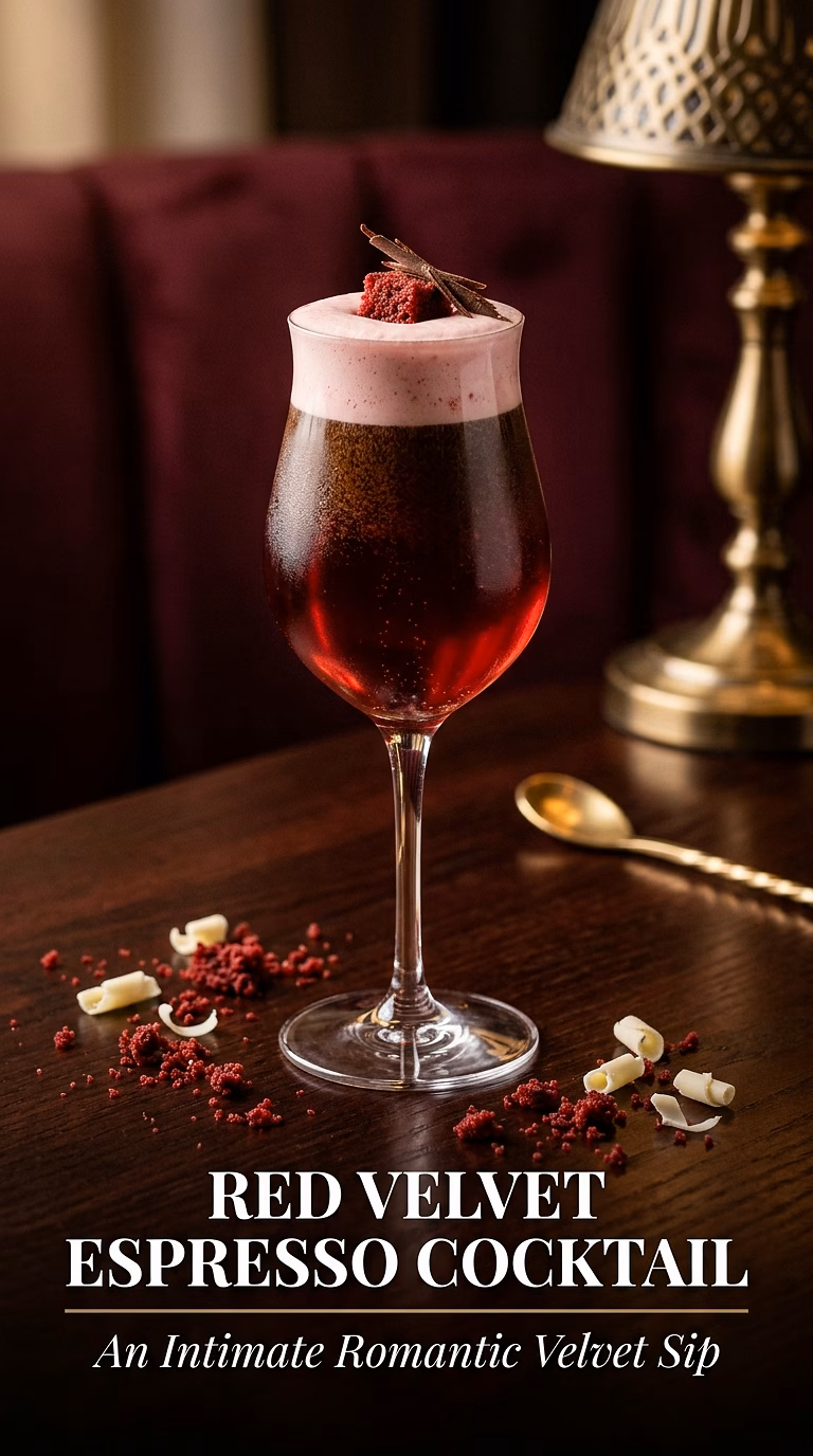 Red Velvet Espresso Cocktail