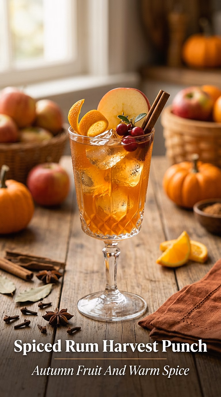 Spiced Rum Harvest Punch