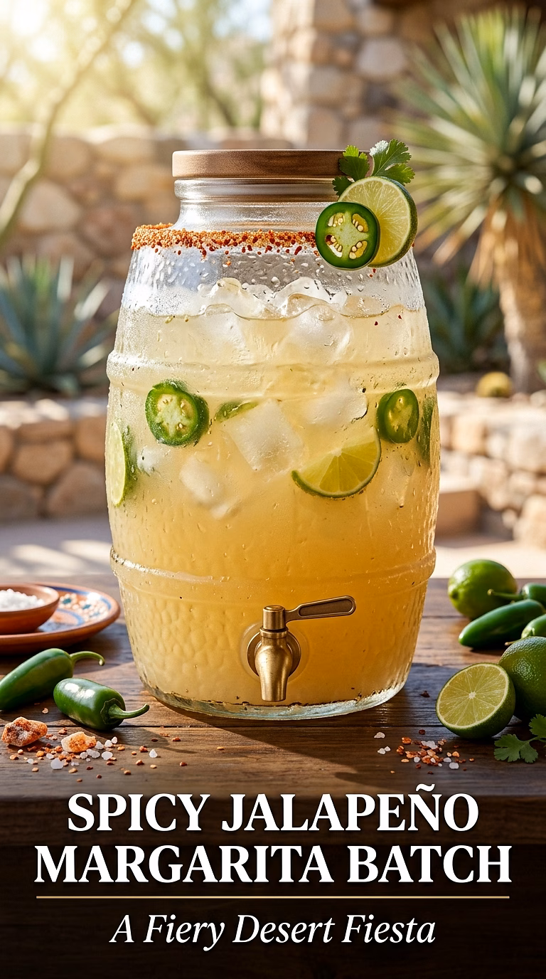 Spicy Jalapeño Margarita Batch