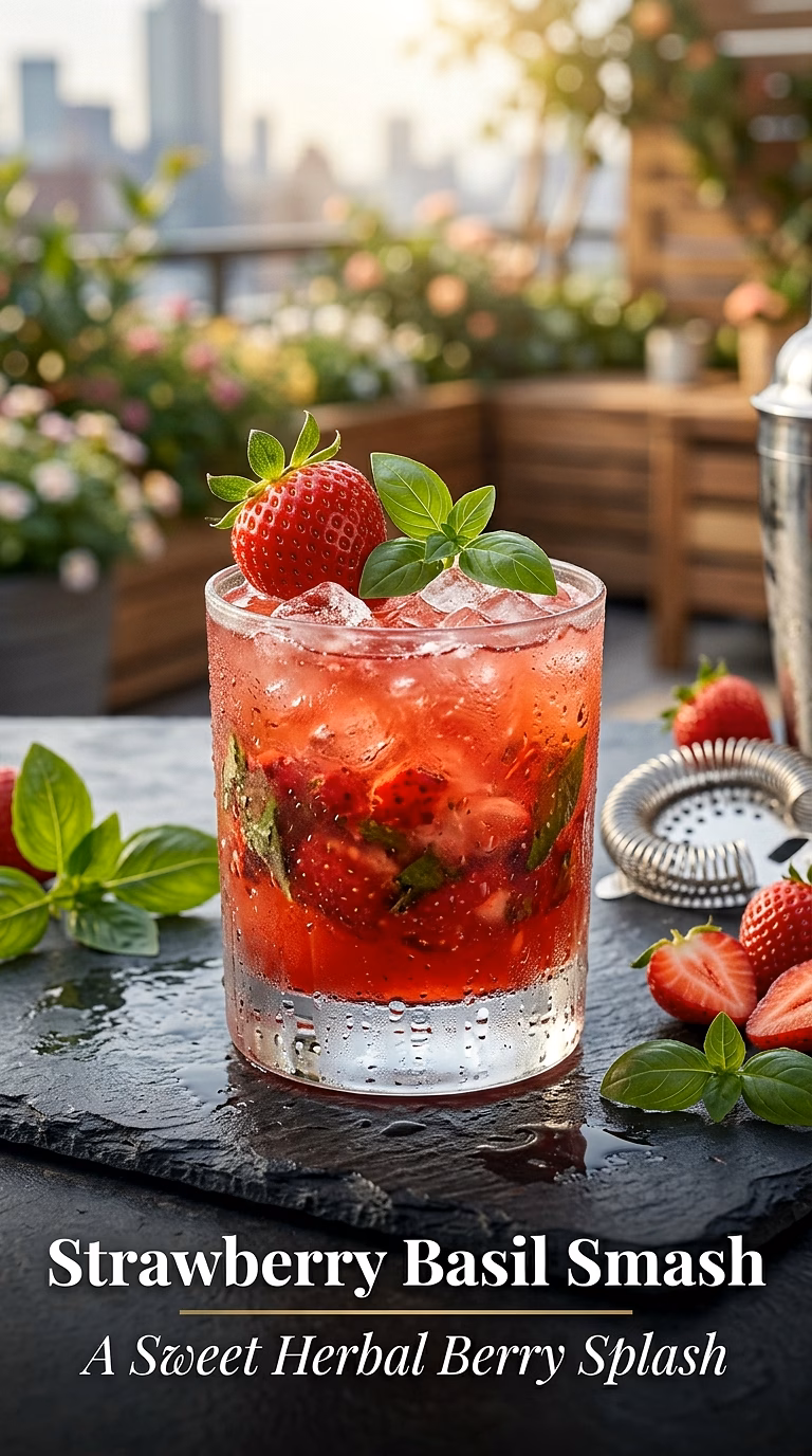Strawberry Basil Smash