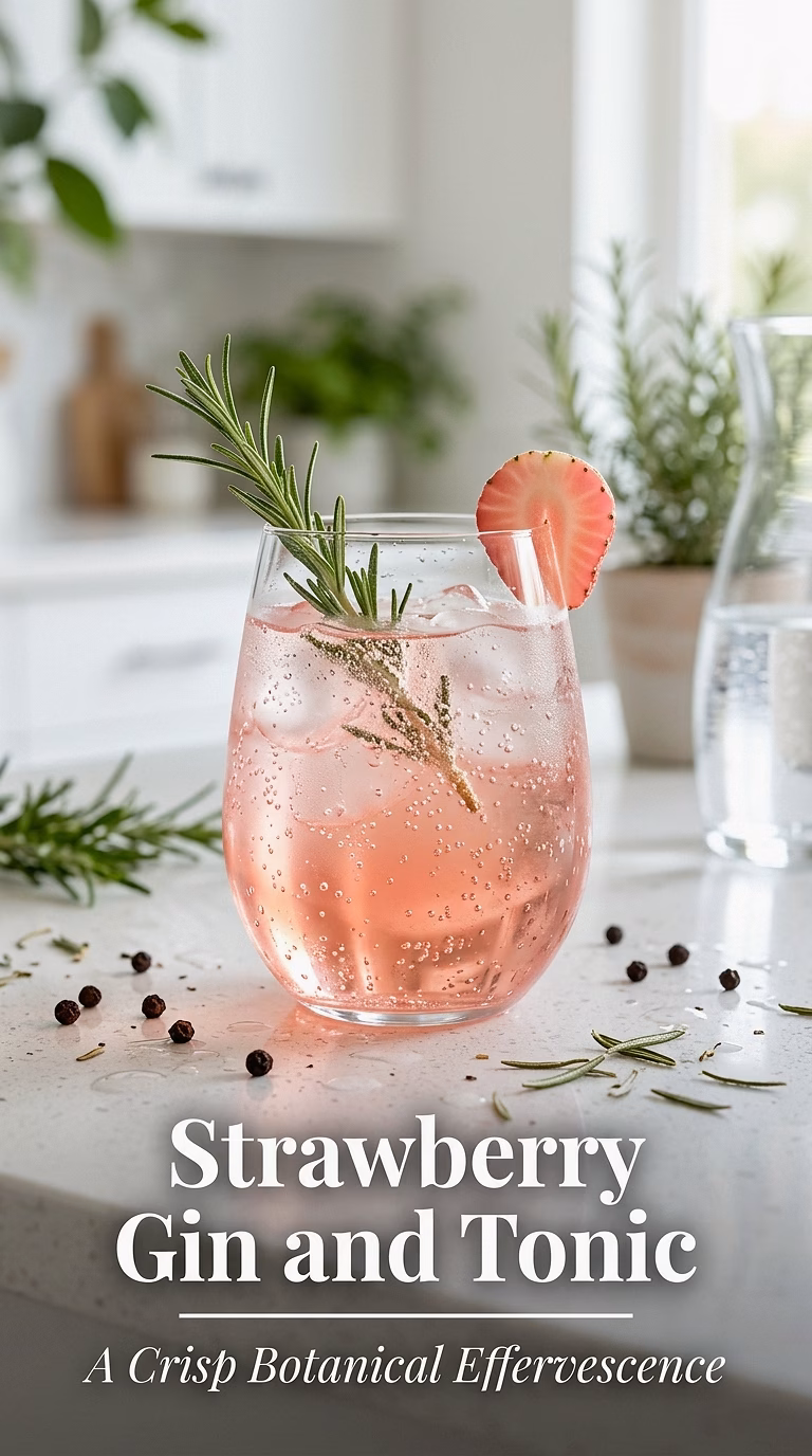 Strawberry Gin and Tonic