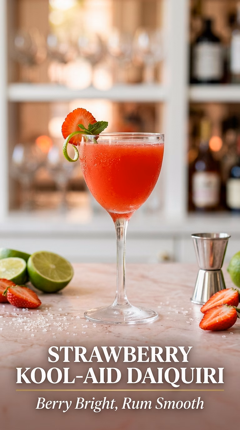 Strawberry Kool-Aid Daiquiri
