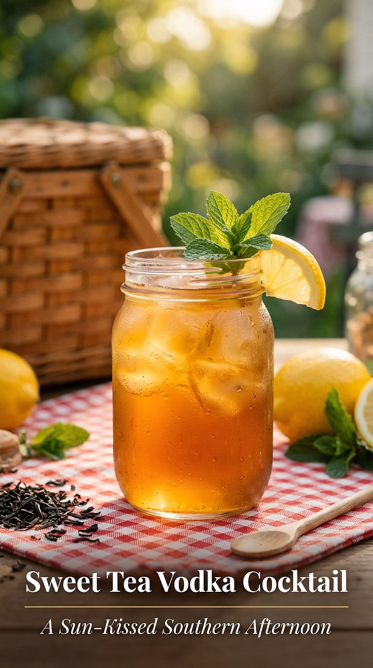 Sweet Tea Vodka Cocktail