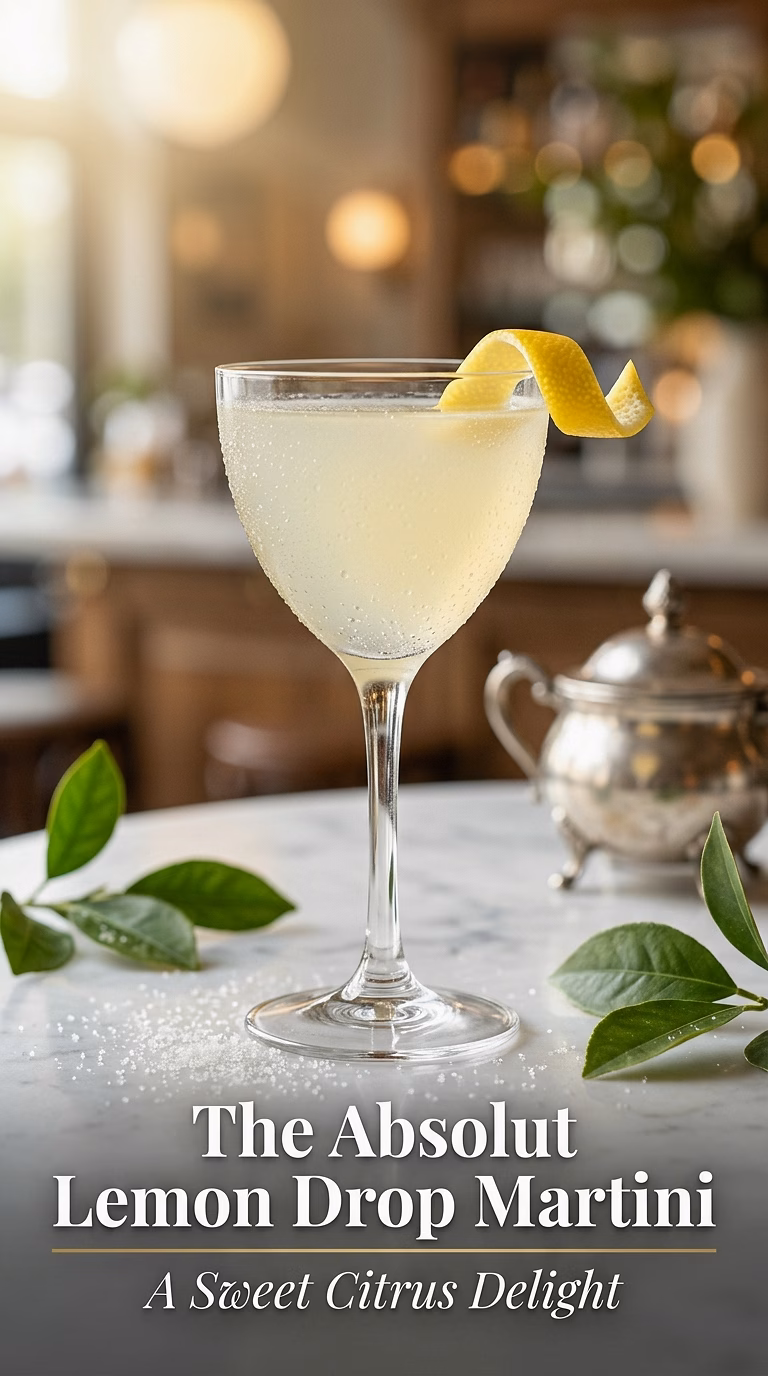 The Absolut Lemon Drop Martini