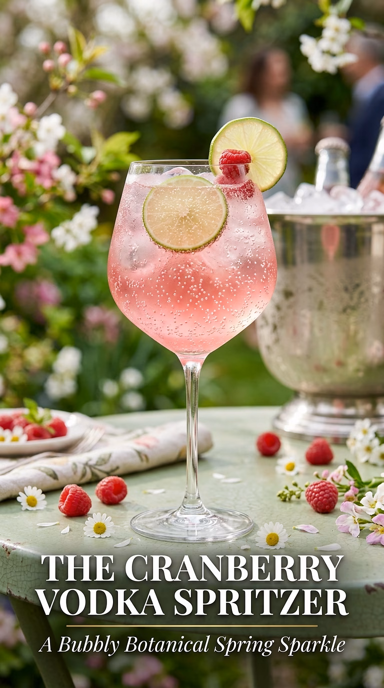 The Cranberry Vodka Spritzer