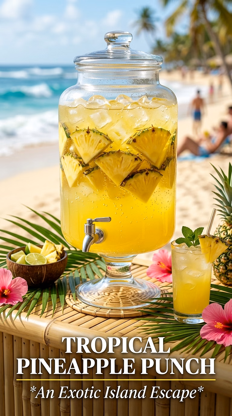Tropical Pineapple Vodka Punch