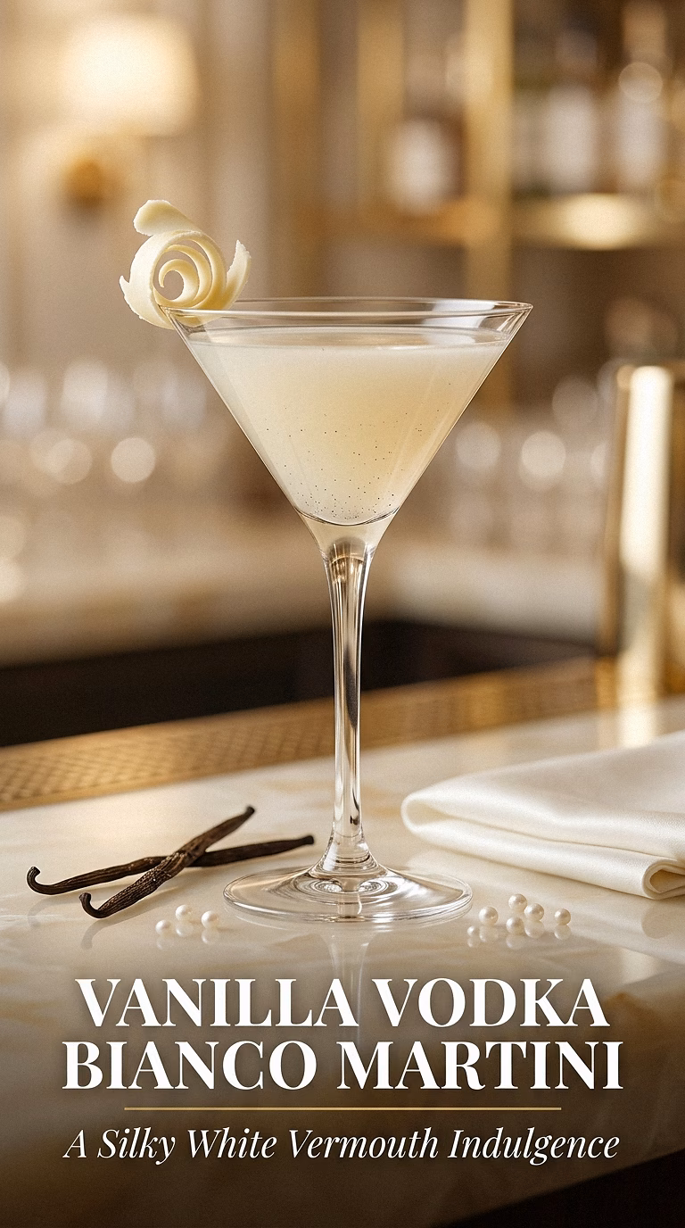 Vanilla Vodka Bianco Martini