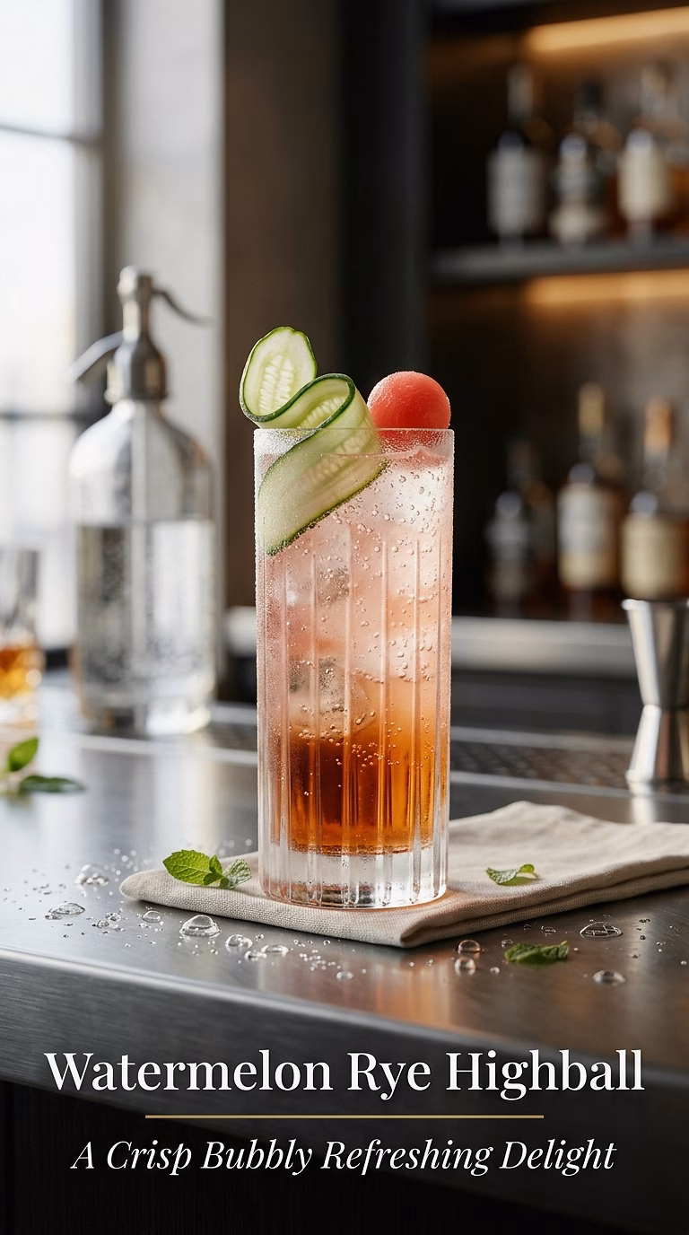 Watermelon Rye Highball