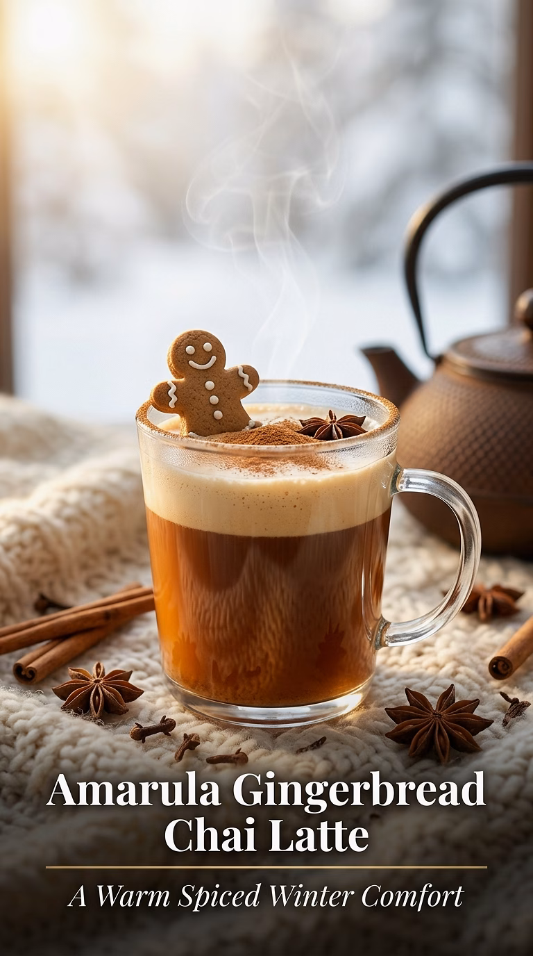 Amarula Gingerbread Chai Latte