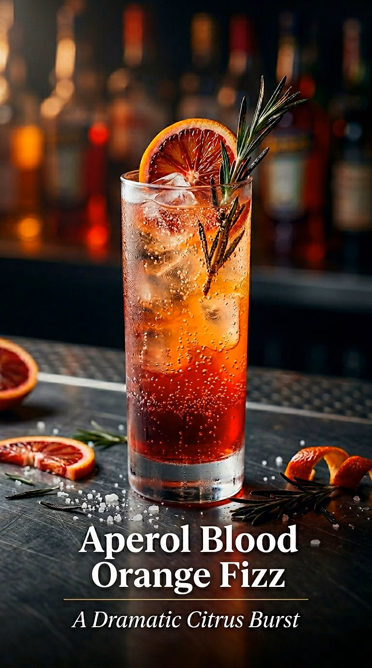 Aperol Blood Orange Fizz