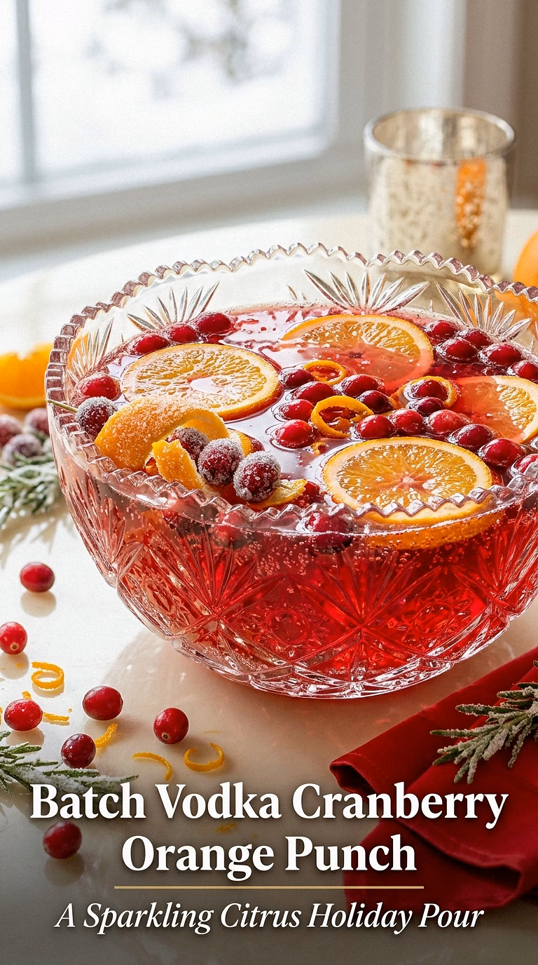 Batch Vodka Cranberry Orange Punch