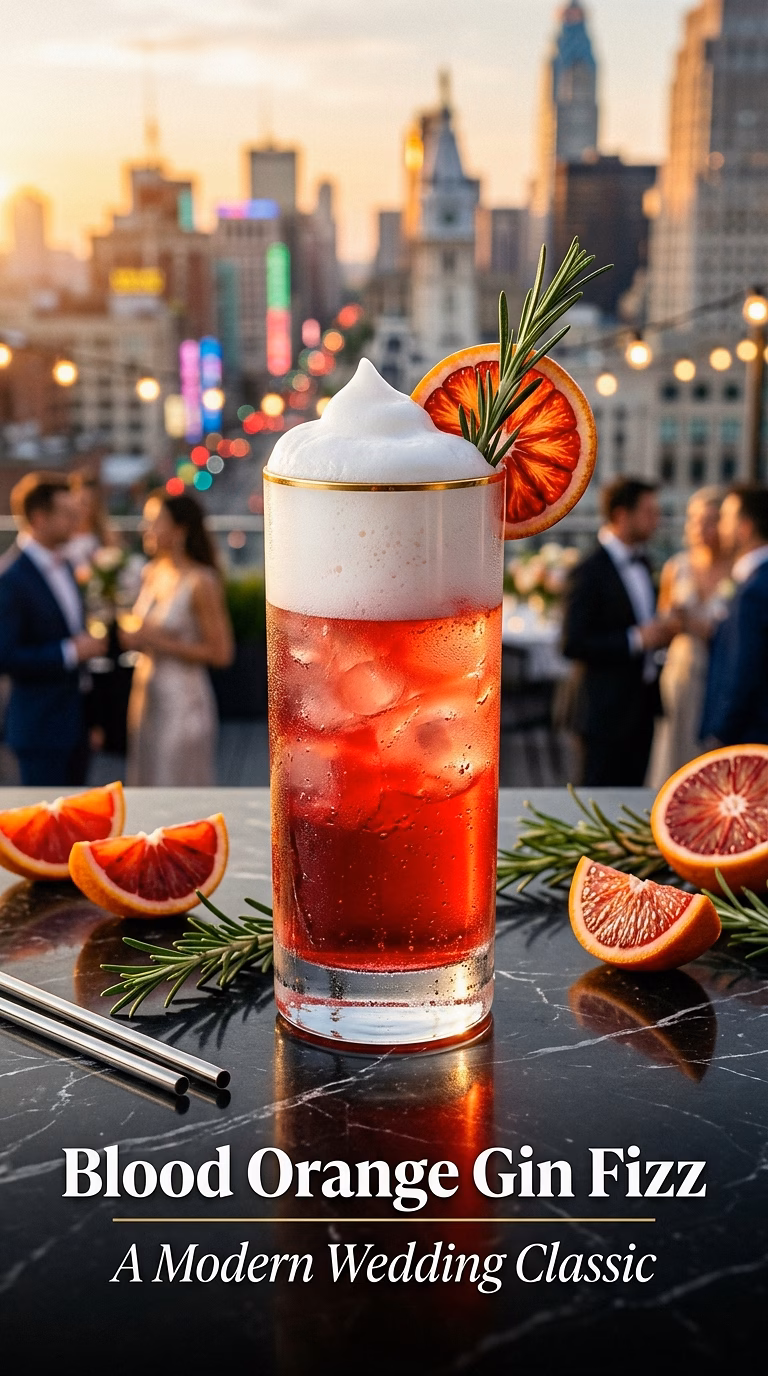 Blood Orange Gin Fizz