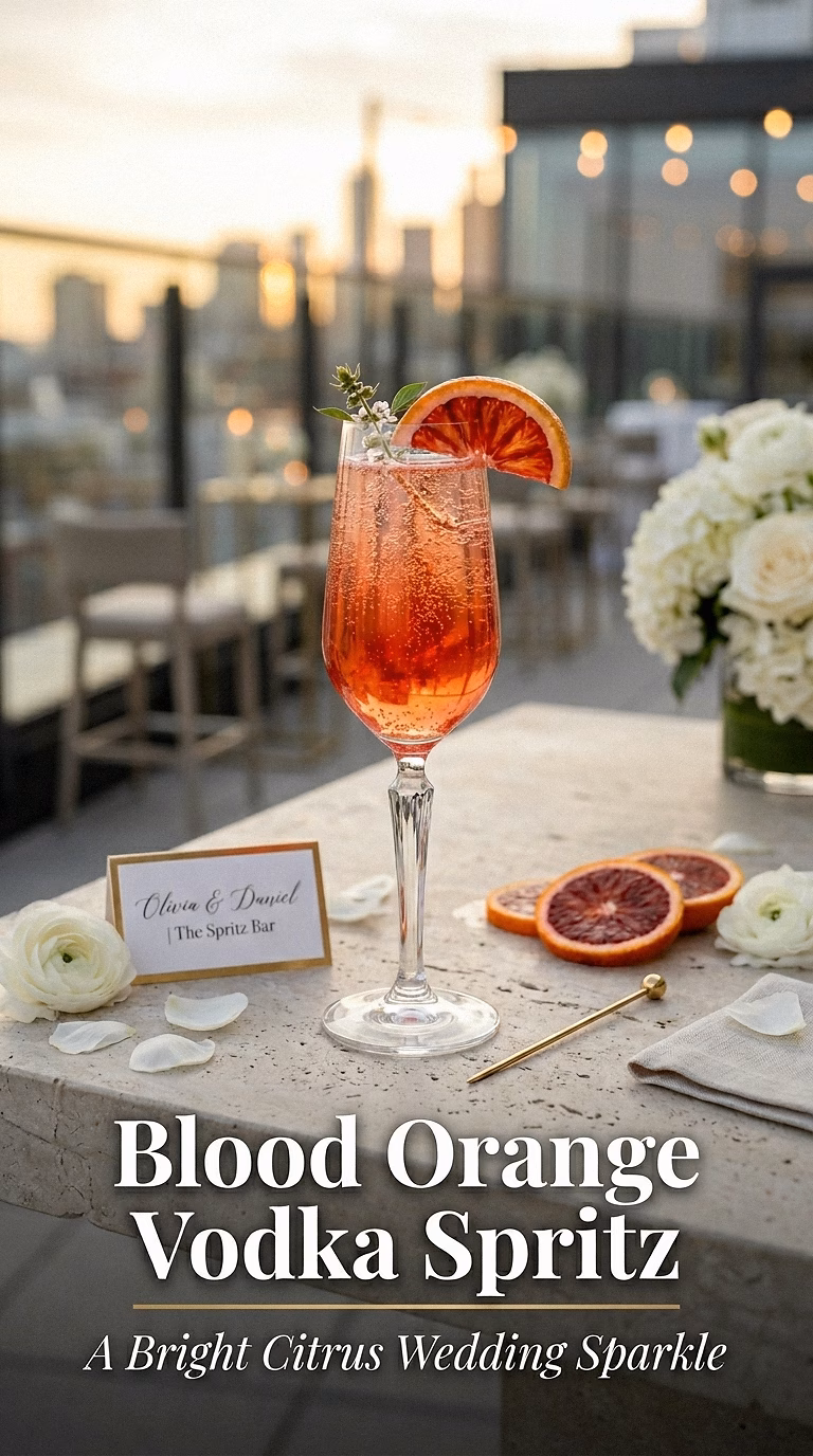 Blood Orange Vodka Spritz