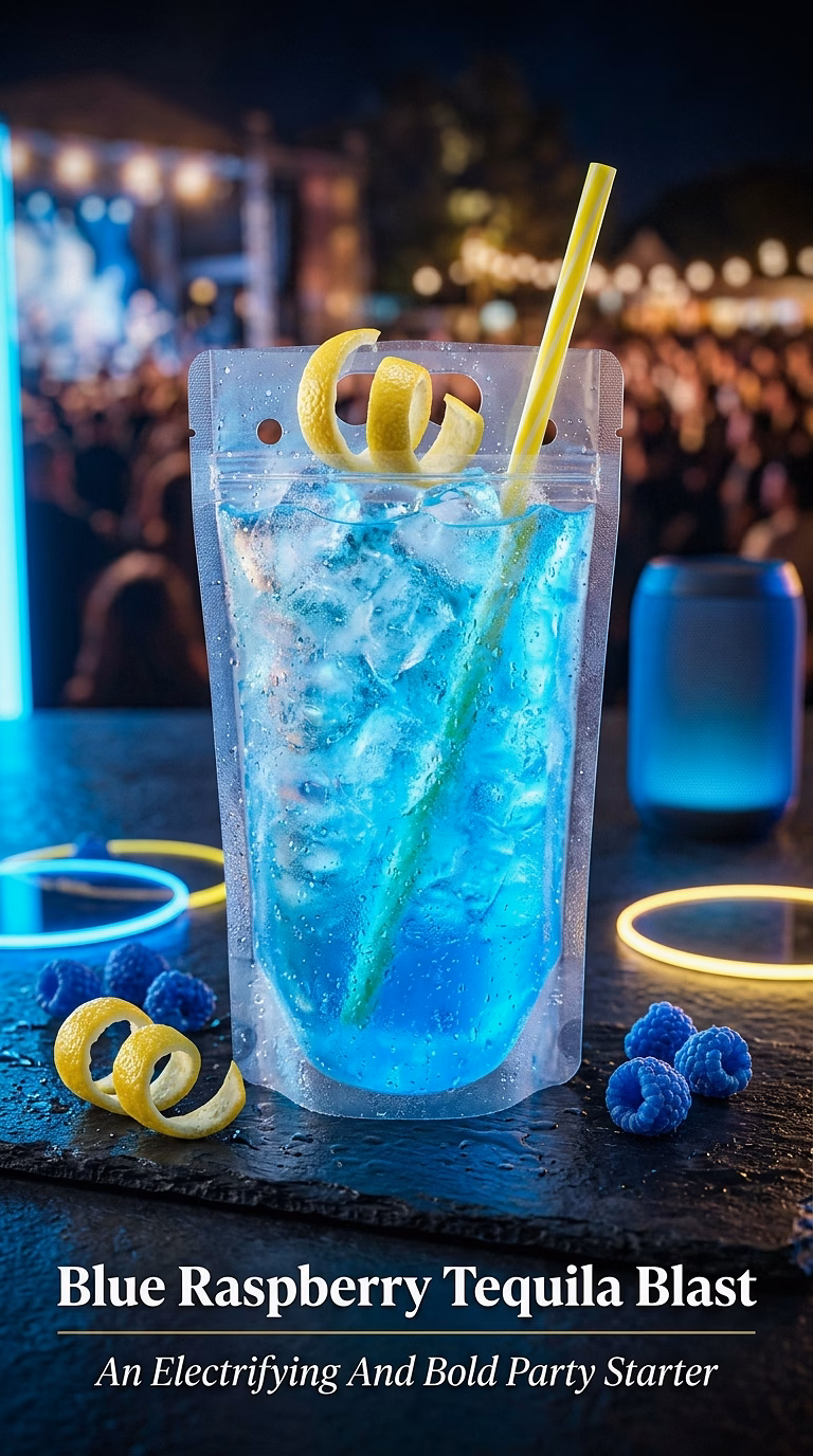 Blue Raspberry Tequila Blast