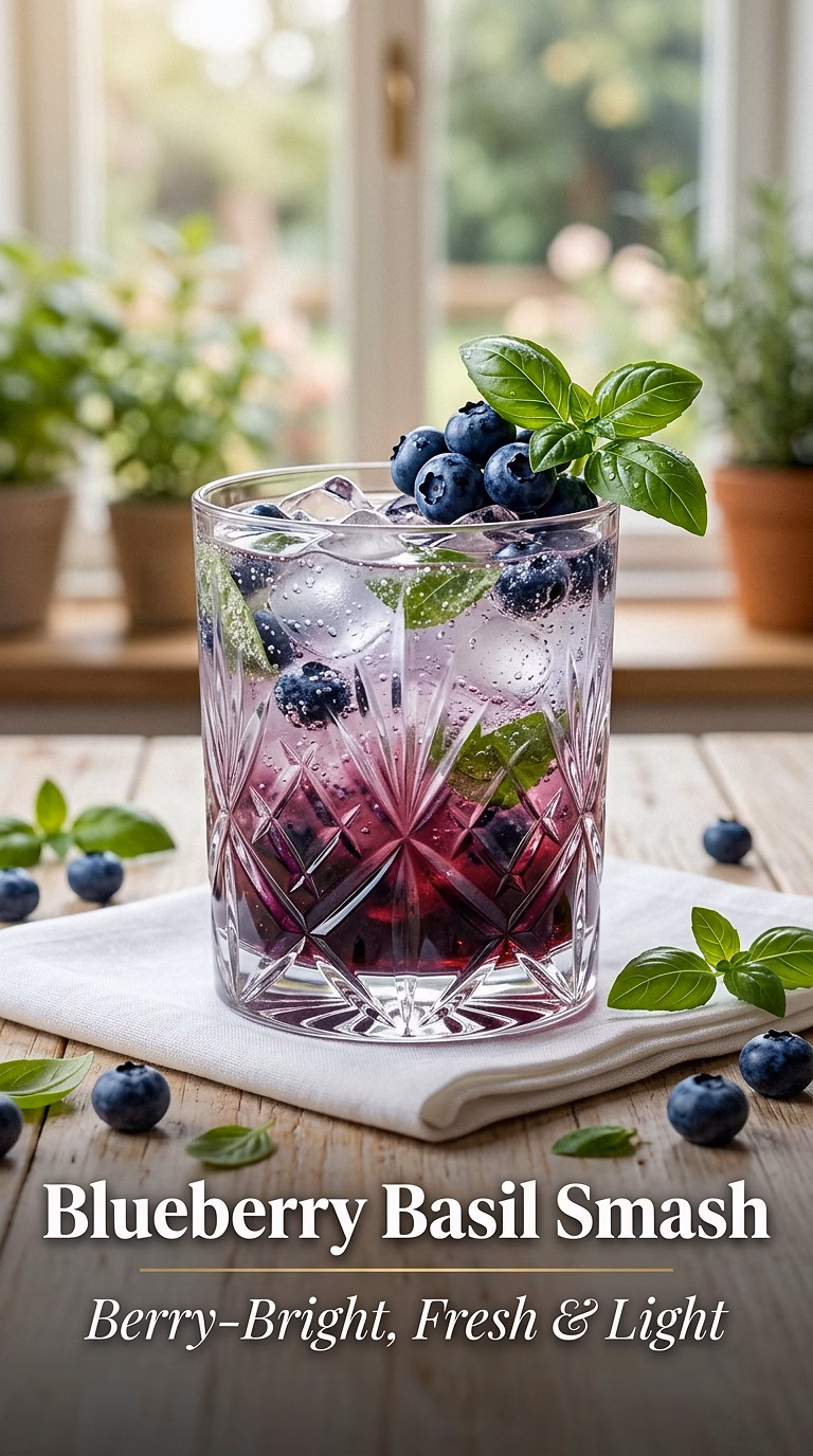 Blueberry Basil Smash