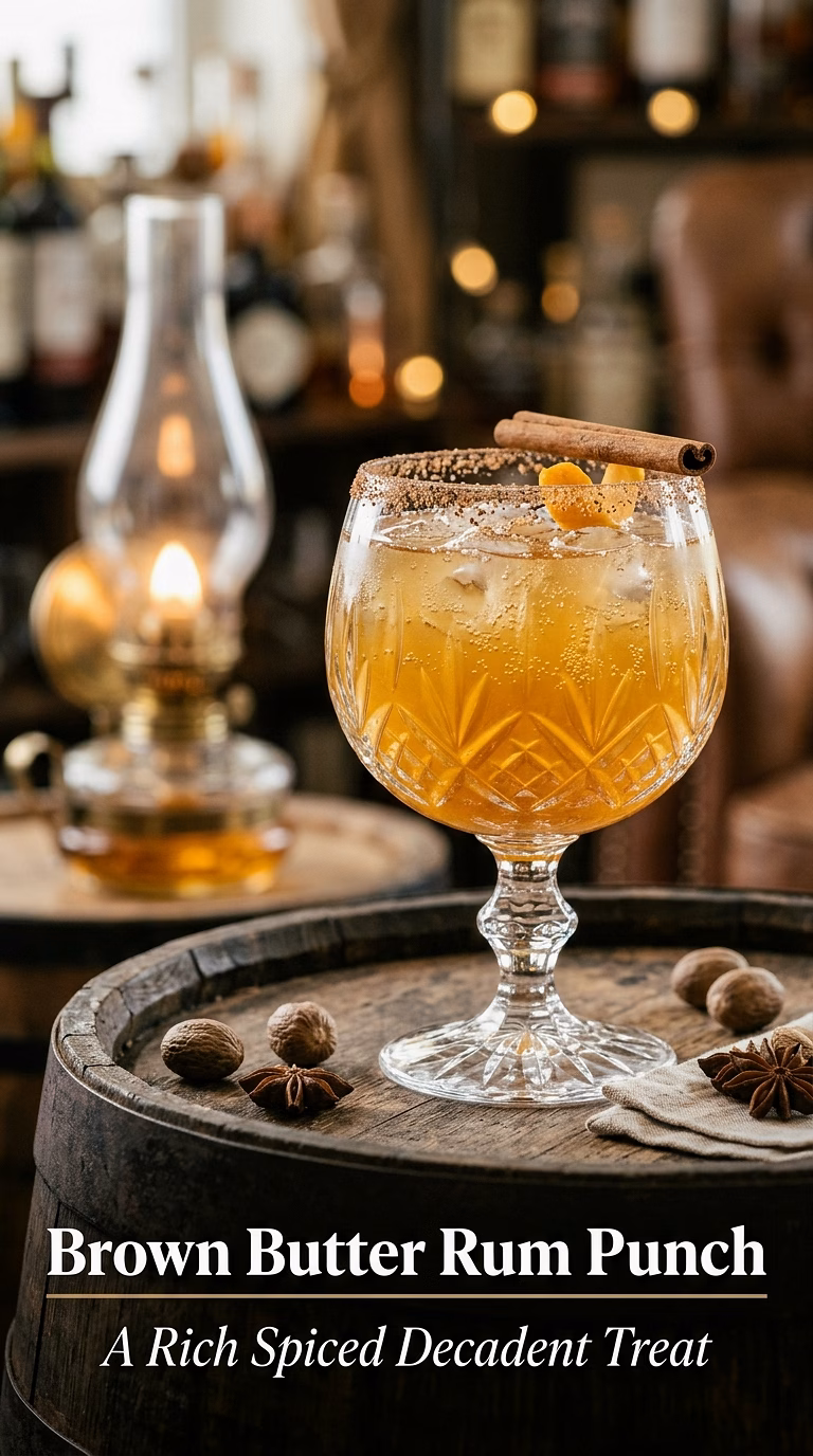 Brown Butter Rum Punch