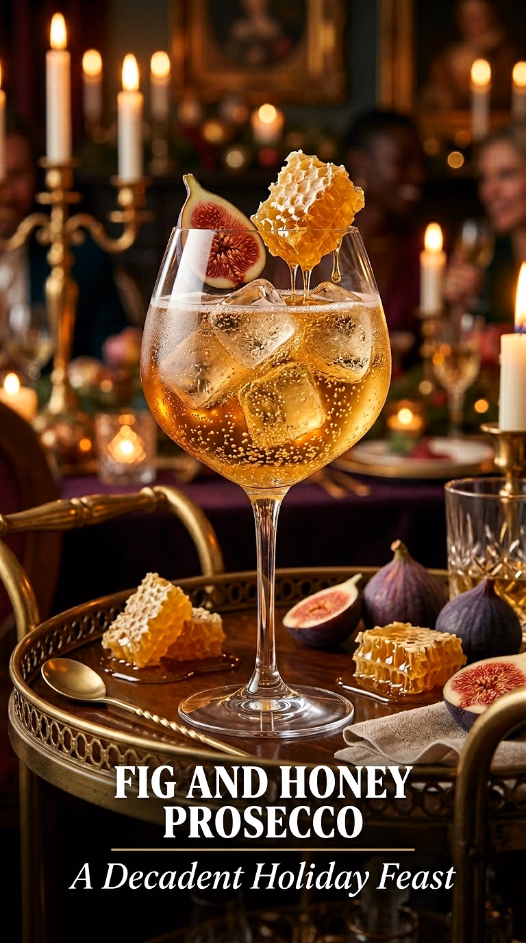 Fig And Honey Prosecco Cocktail