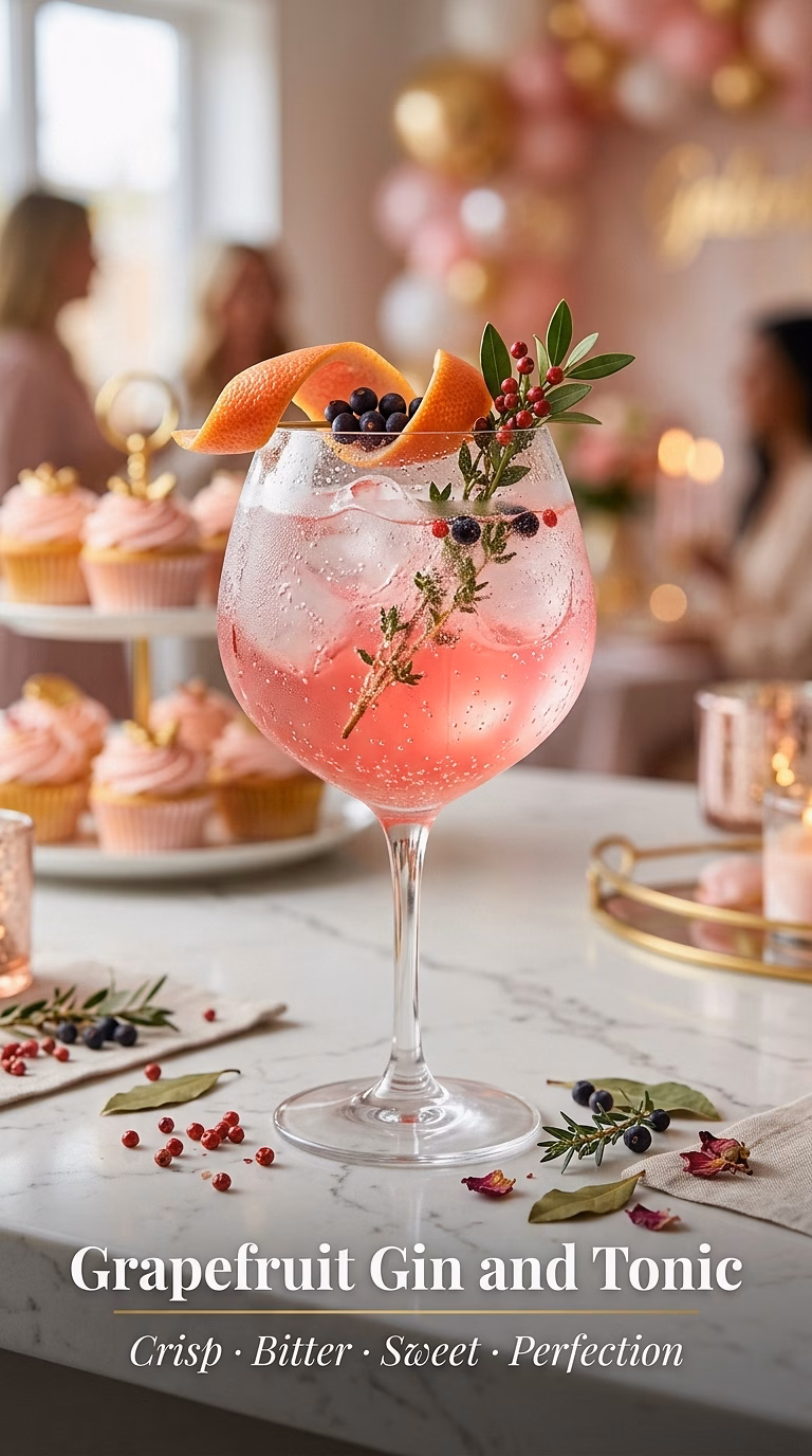 Grapefruit Gin and Tonic