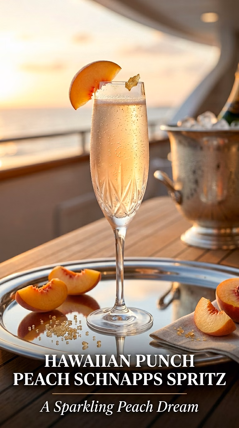 Hawaiian Punch Peach Schnapps Spritz