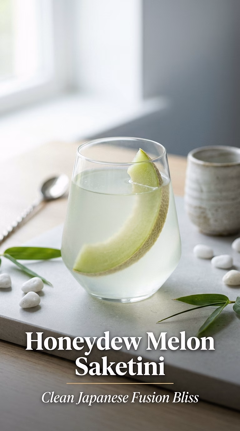 Honeydew Melon Saketini