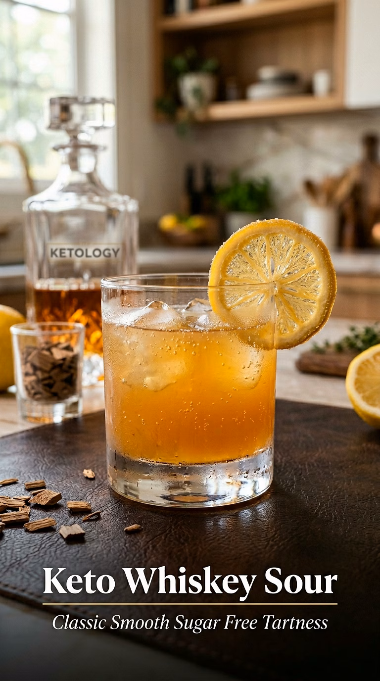 Keto Whiskey Sour