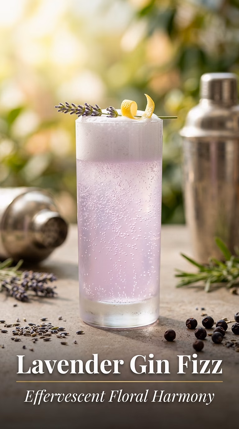 Lavender Gin Fizz