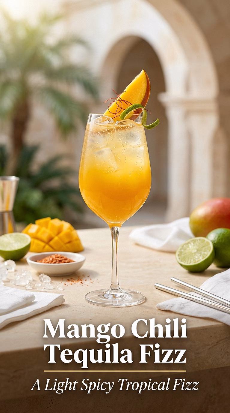 Mango Chili Tequila Fizz