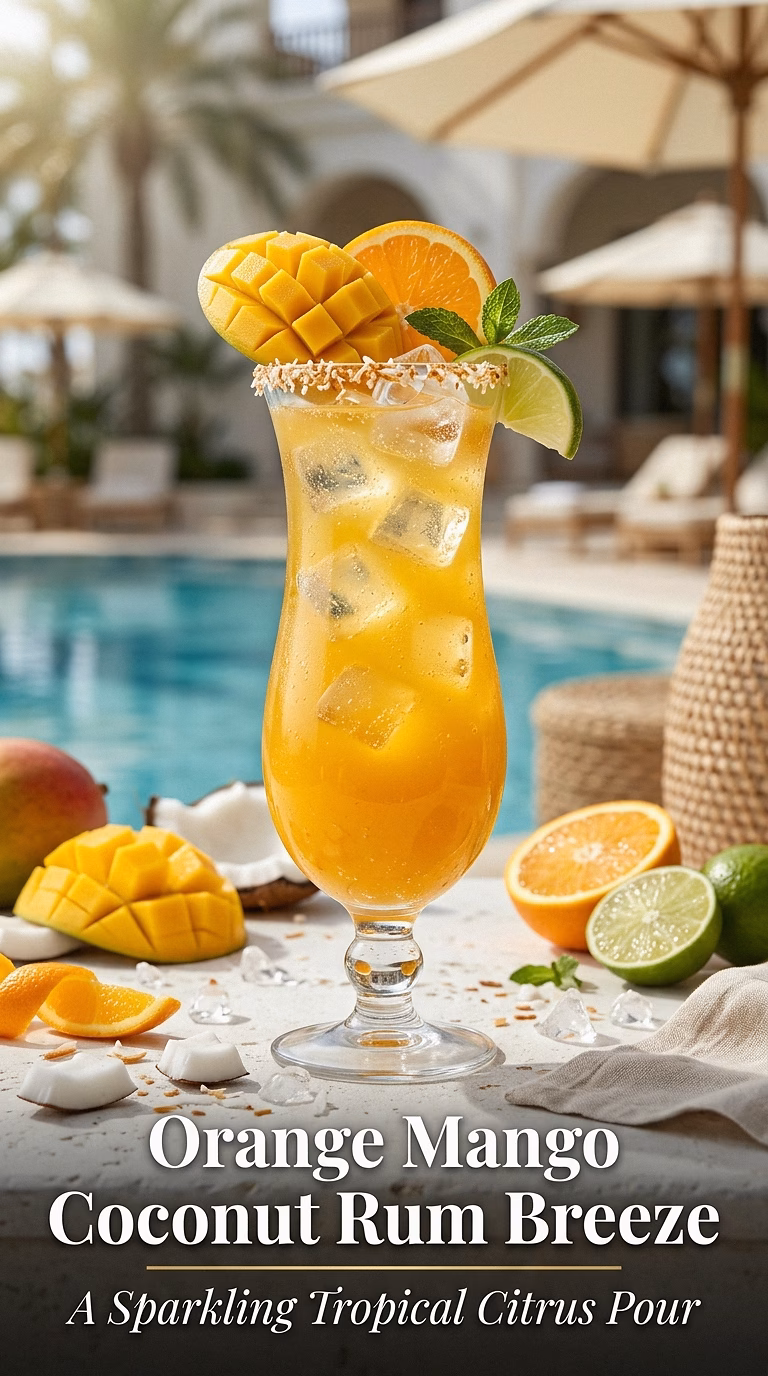 Orange Mango Coconut Rum Breeze