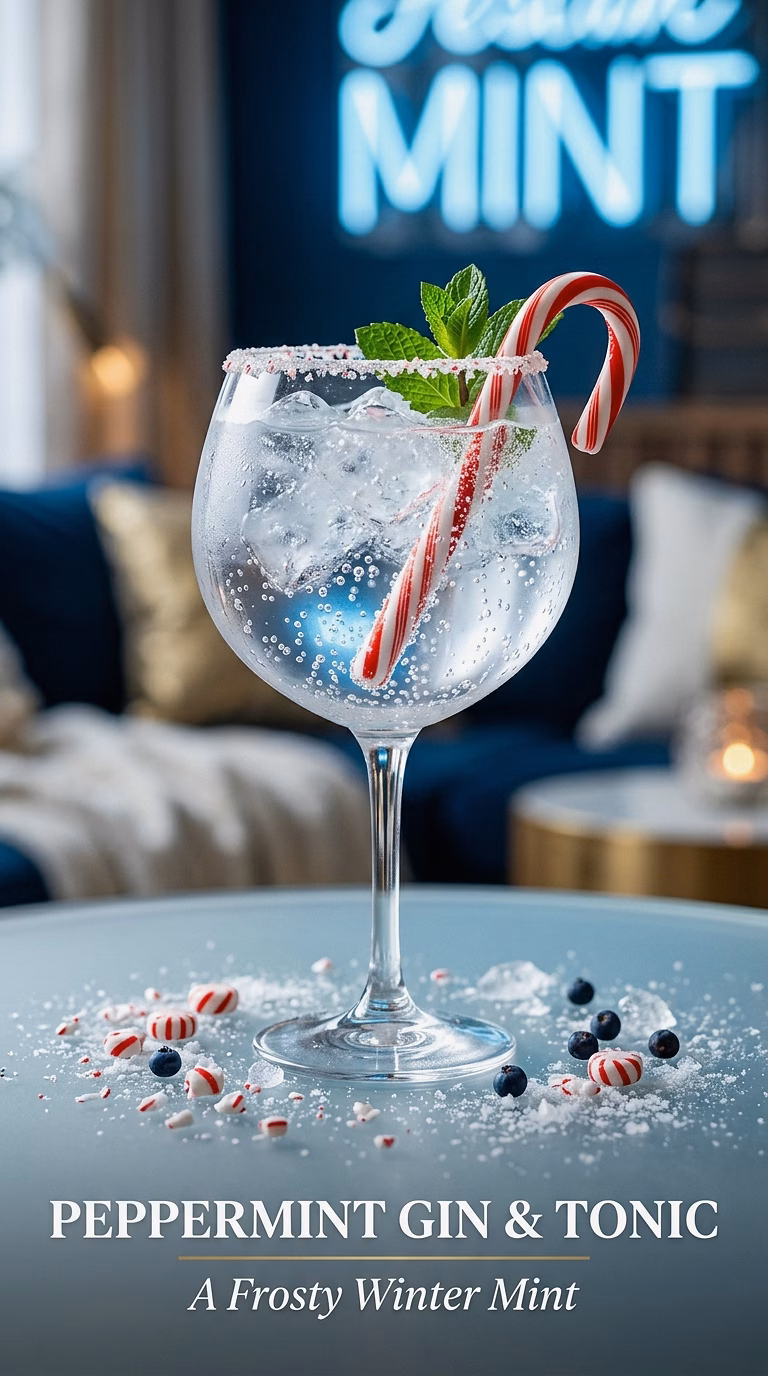 Peppermint Gin and Tonic