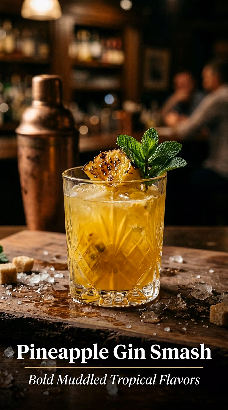Pineapple Gin Smash