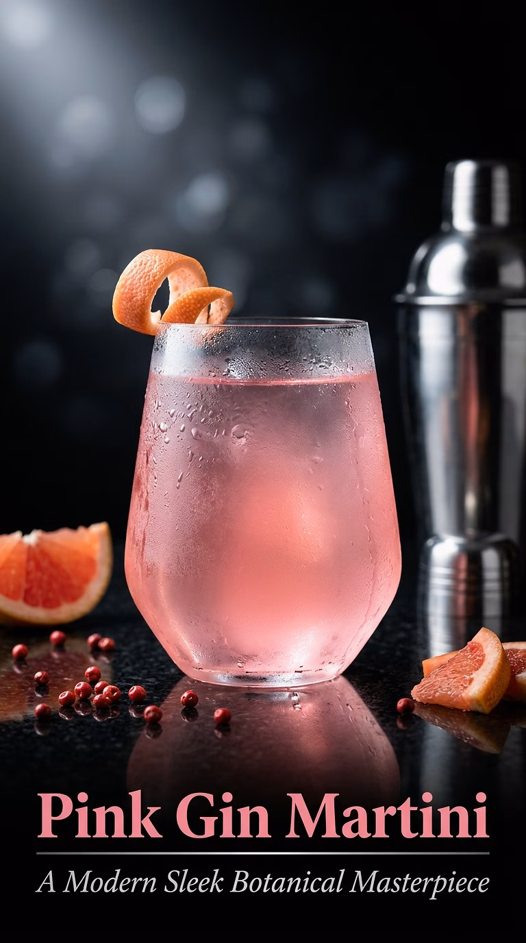 Pink Gin Martini