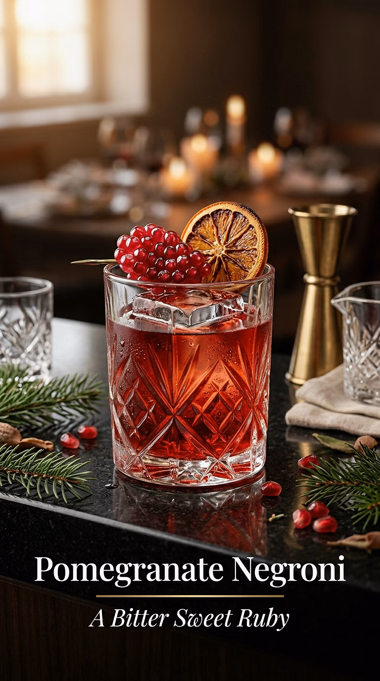 Pomegranate Negroni