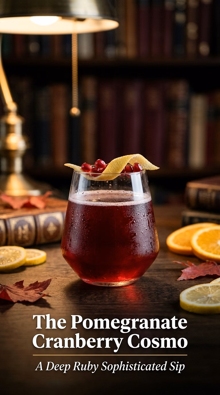 The Pomegranate Cranberry Cosmo
