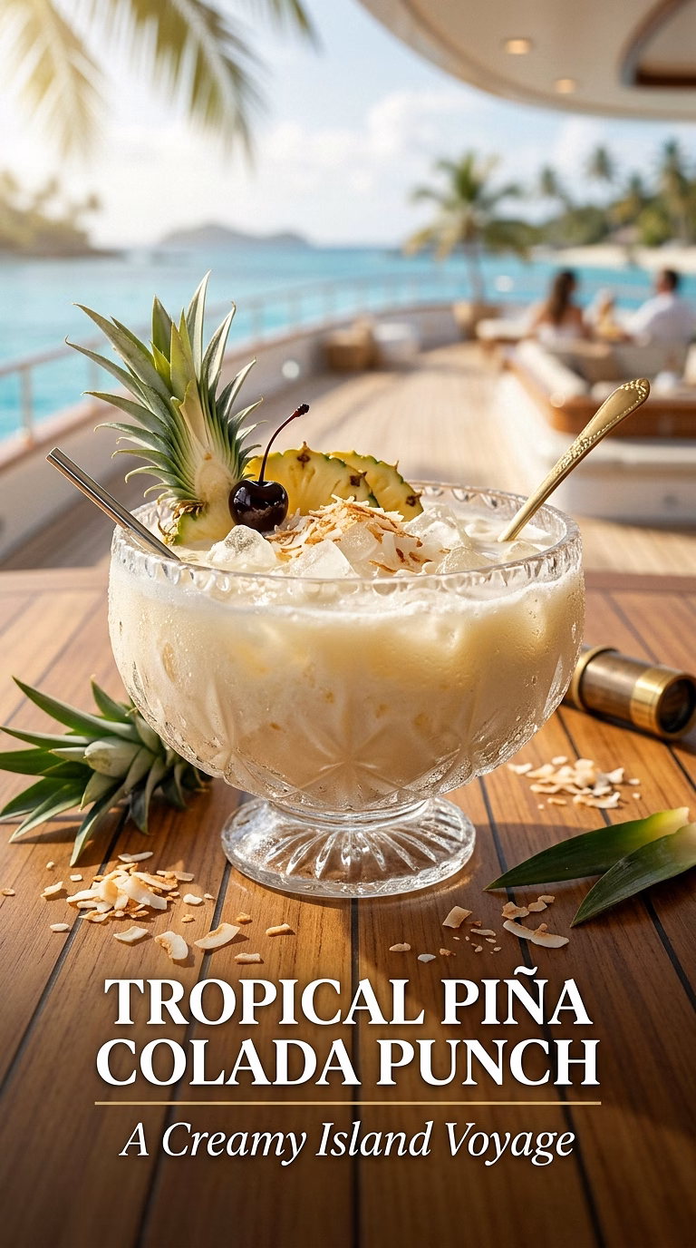 Tropical Piña Colada Punch