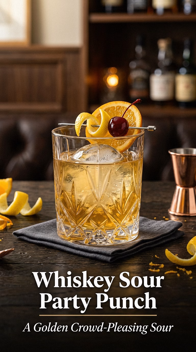 Whiskey Sour Party Punch
