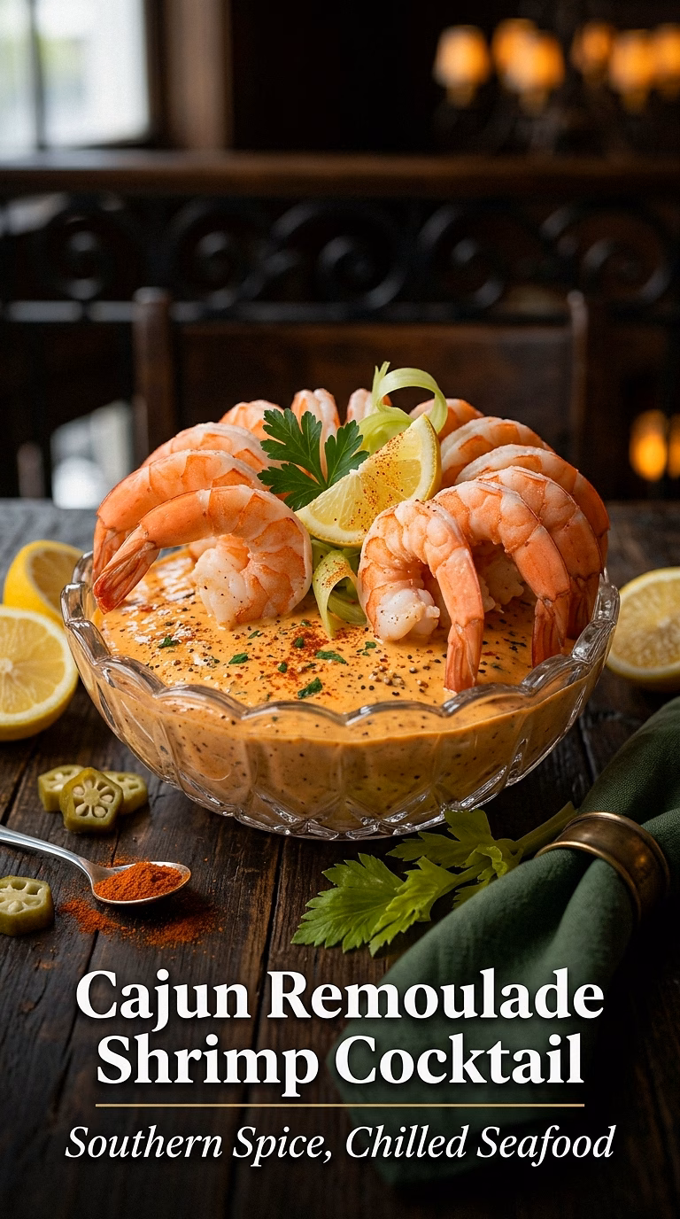 Cajun Remoulade Shrimp Cocktail