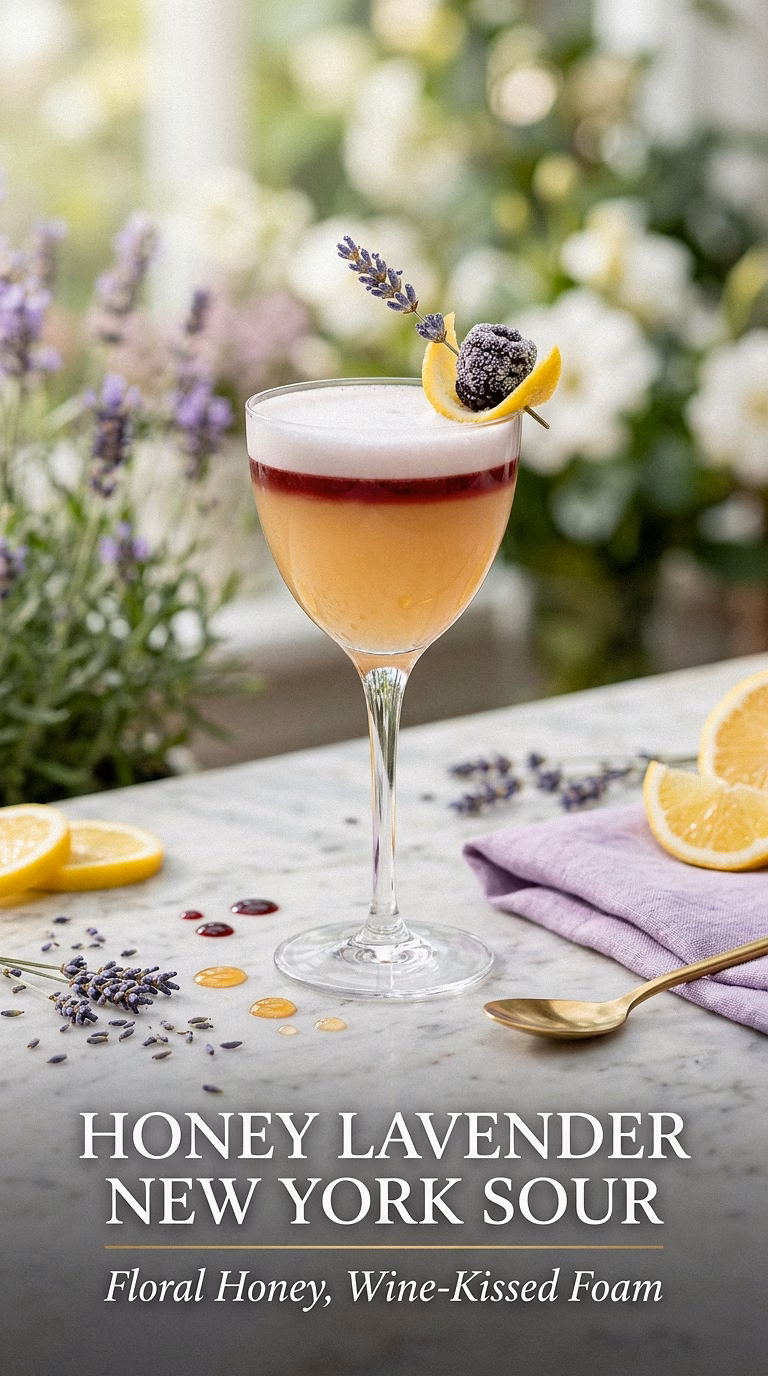 Honey Lavender New York Sour