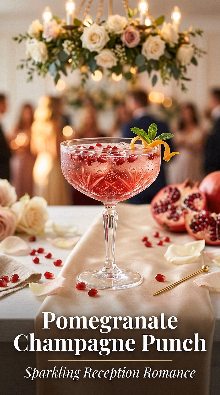 Pomegranate Champagne Punch