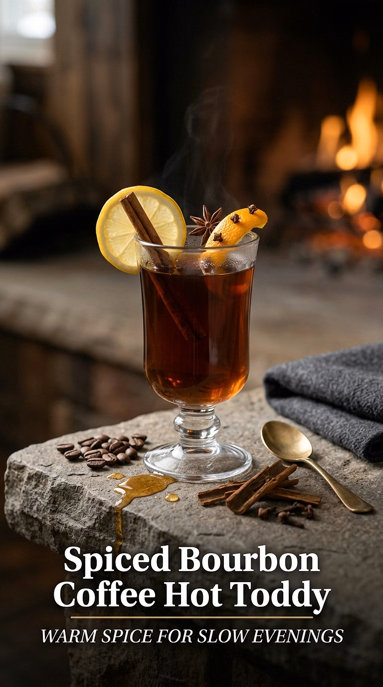 Spiced Bourbon Coffee Hot Toddy