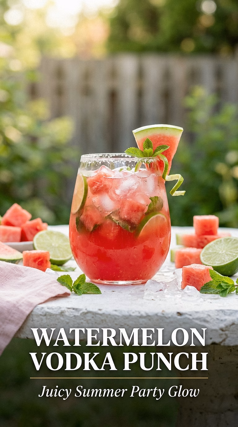 Watermelon Vodka Punch
