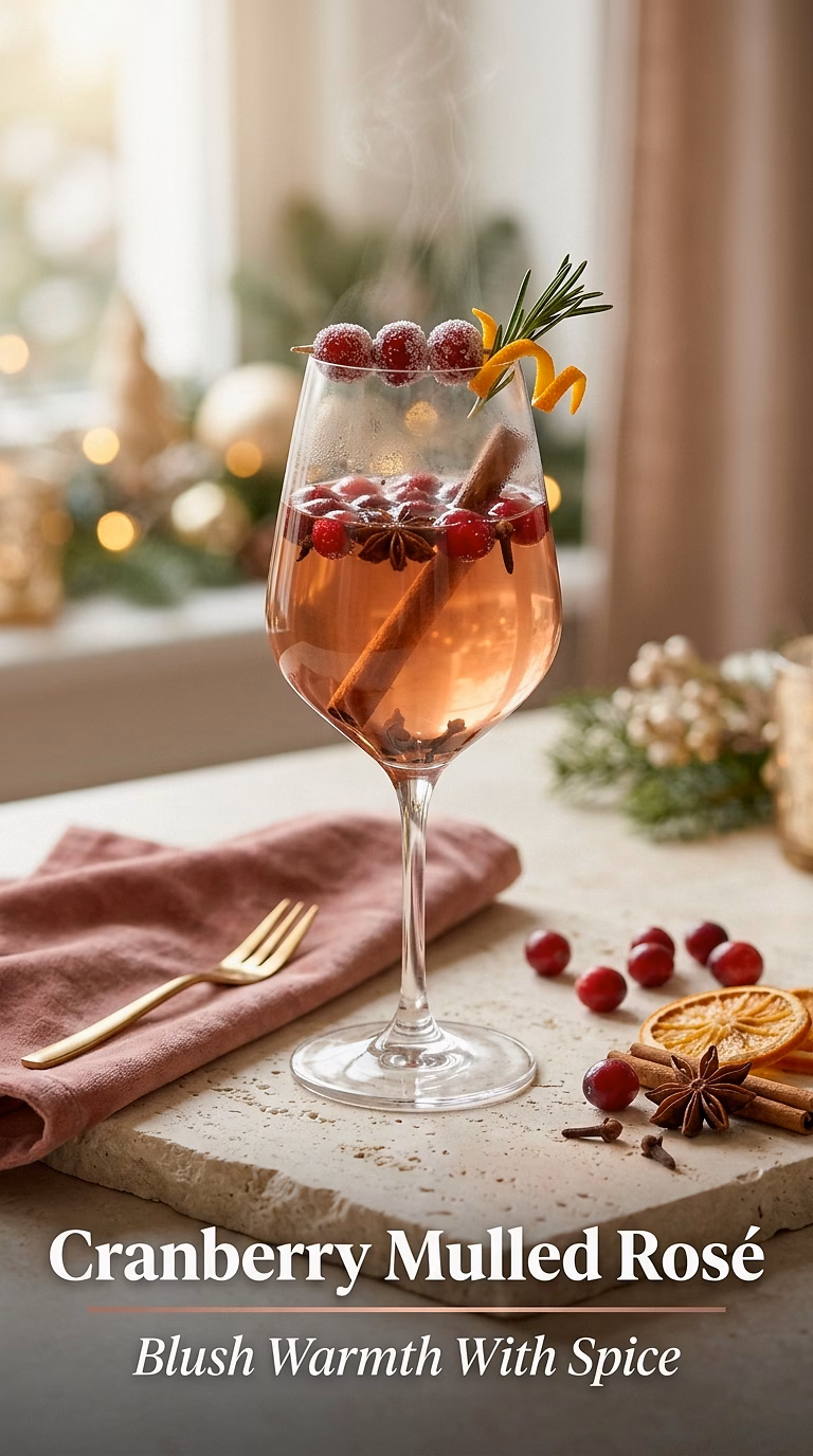 Cranberry Mulled Rosé