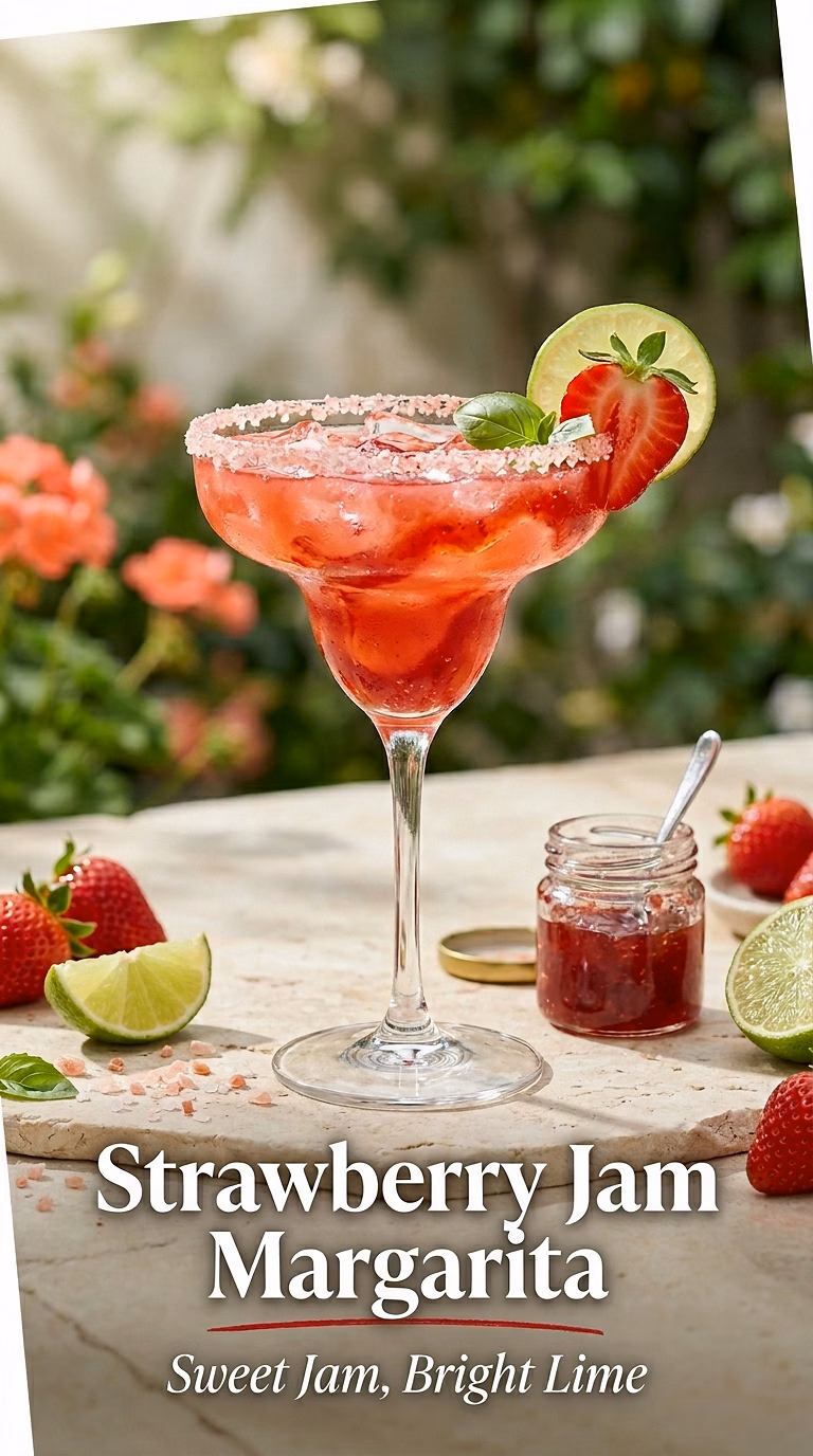 Strawberry Jam Margarita