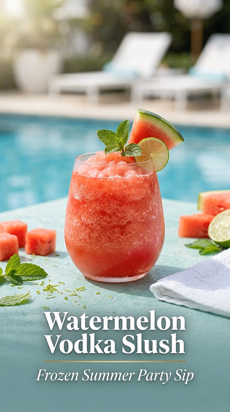 Watermelon Vodka Slush